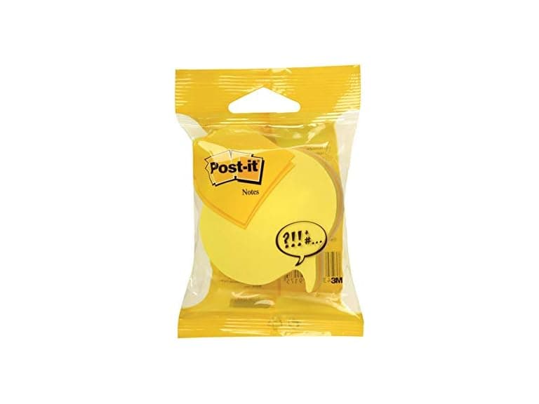 Post-it Notes Die-Cut Shape, Speech Bubble, 3 Pads - Image 1