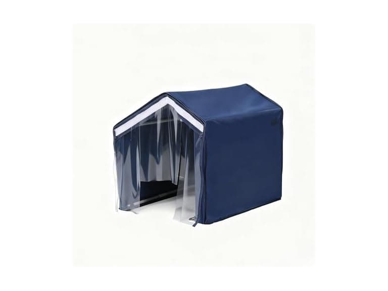 Foldable Cat Privacy Enclosure with Splash Guard - Image 1