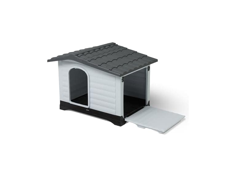 Amazon Basics Plastic Dog House - Image 1