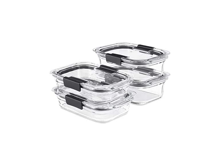 Rubbermaid Brilliance Glass Storage Set, 8-Piece - Image 1