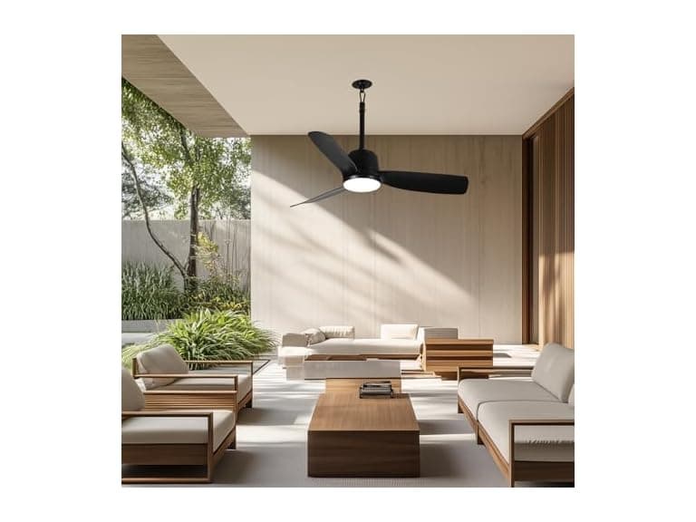 SUTEFAN 44'' Dimmable Outdoor Ceiling Fan - Image 1