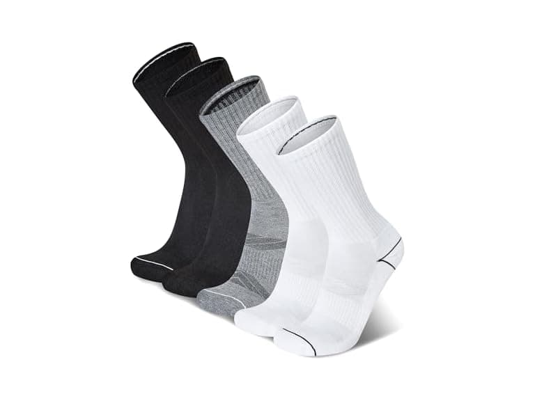 5Pk Mens Cushion Crew Socks - Image 1