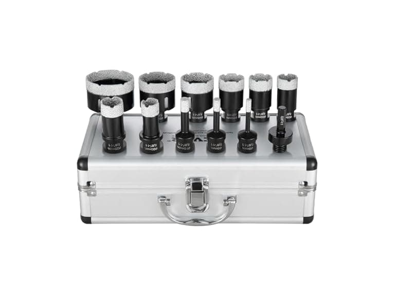 Diamond Core Drill Bit Set, 11 PCS - Image 1