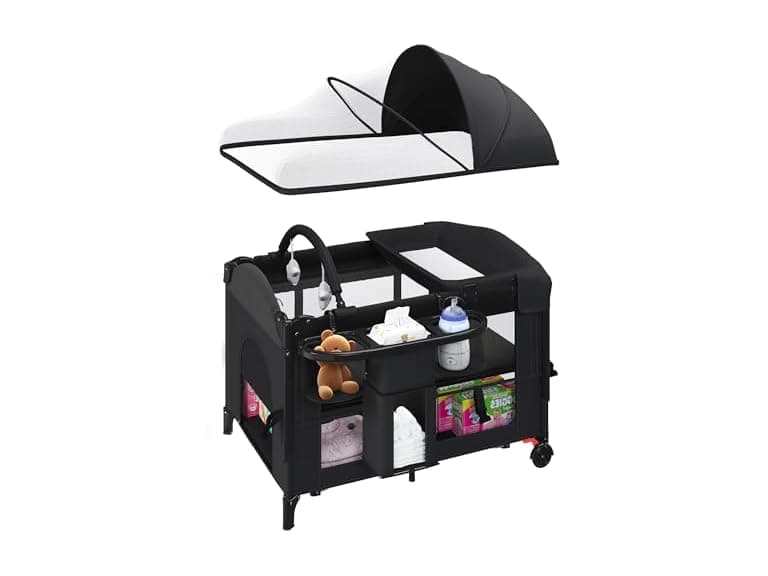 HOMMOW BC2133626054221 baby bassinet (Open Box) - Image 1