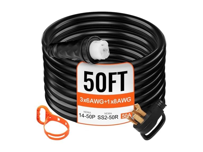 50FT Generator Power Cord 50-Amp 125/250-volt - Image 1