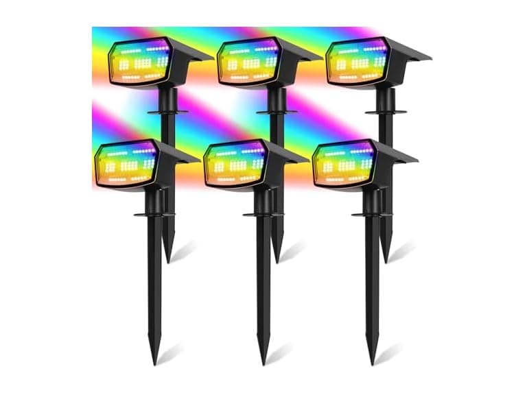 BesLowe Official 6-Pack Solar Spot Light - Image 1