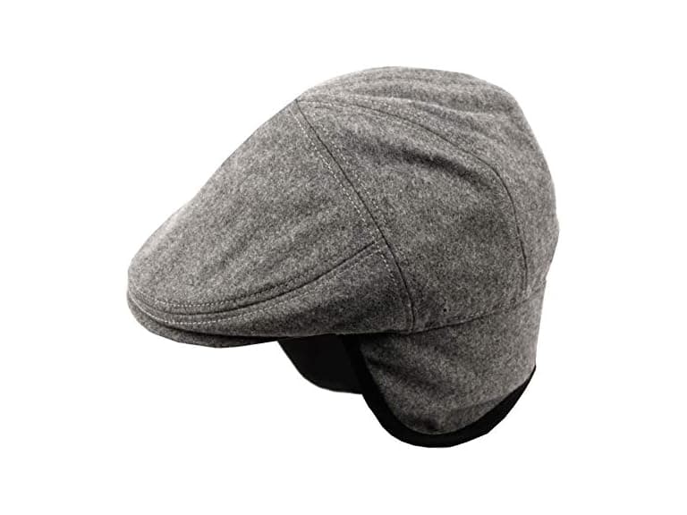 Epoch Men (XL) 100% Wool Herringbone Ivy Earflaps - Image 1