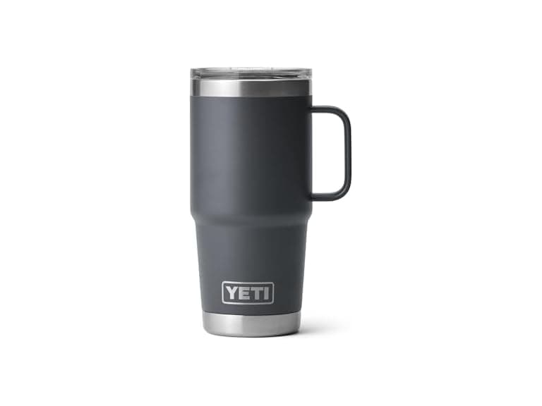 YETI Rambler 20oz Travel Mug, Charcoal - Image 1