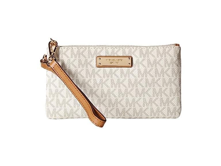 Michael Kors Wristlets Medium Wristlet Vanilla One Size (Open Box) - Image 1