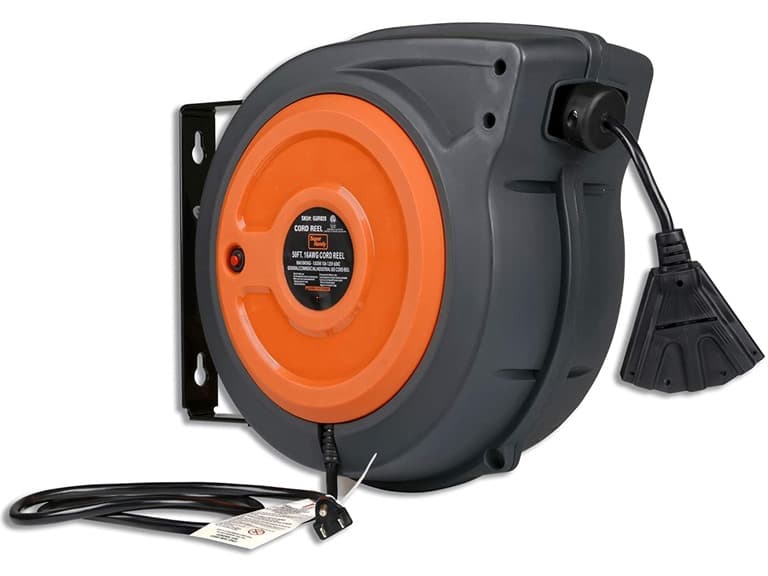 SuperHandy 50' 16AWG Extension Cord Reel - Image 1