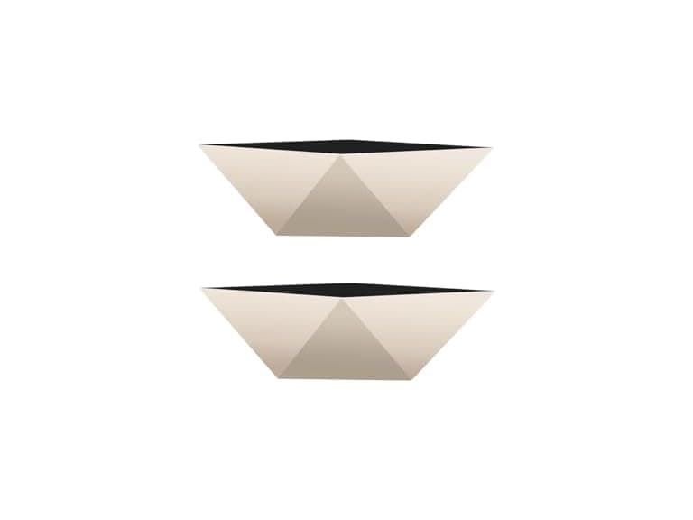 8" Deco Faceted Plastic Succulent Bowl - Image 1