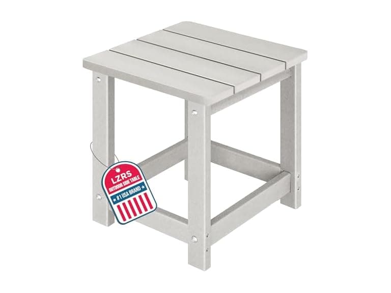 LZRS Square Patio Side Table Sand - Image 1