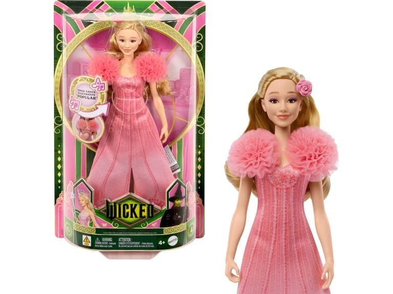 Mattel Wicked Singing Glinda Fashion Doll - Image 1