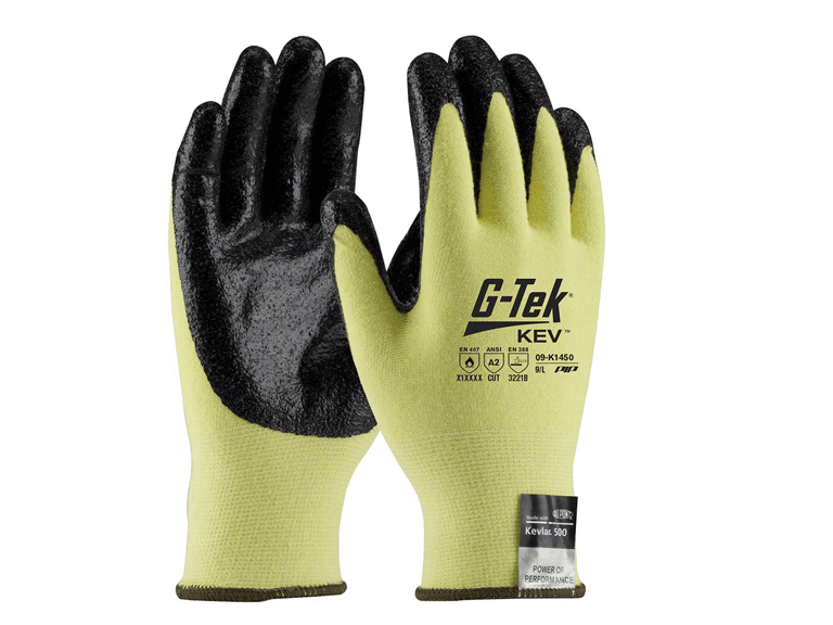 G-Tek 09-K1450V Kevlar Elastane Glove with Nitrile - Image 1