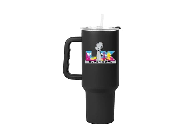 Fanmats Super Bowl 60 40oz Stainless Steel Tumbler - Image 1