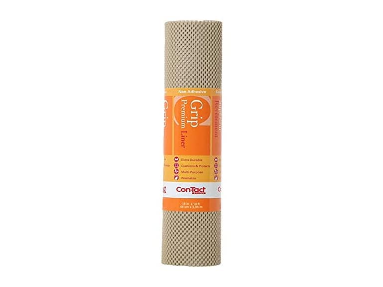 18 inch(s) x 10' Taupe/Stone Non-Slip Shelf Liner - Image 1