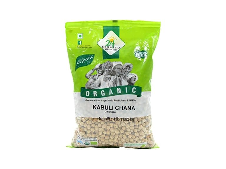 24 Mantra Organic Kabuli Chana 4 lb - Image 1