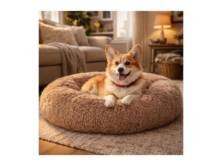 FITION Dog & Cat Bed for Indoor, 24in - Image 1