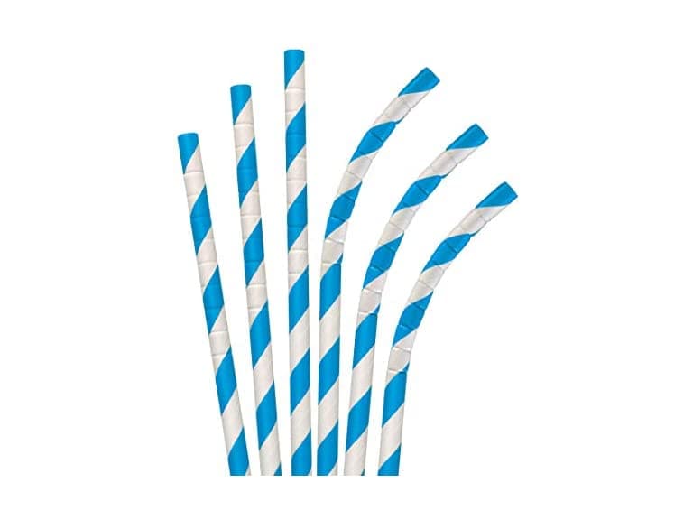 Stripe Jumbo Eco-Flex Paper Straws, 4,800 ct - Image 1