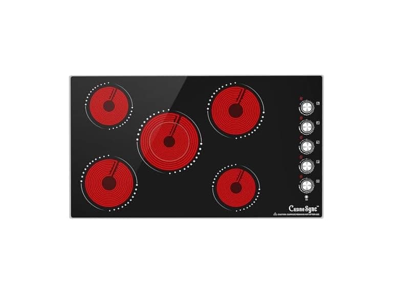 Cusinesync 36 Inch Electric Cooktop - Image 1