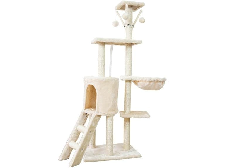 GoofyPet 54.3in Cat Tree for Indoor Cats - Image 1