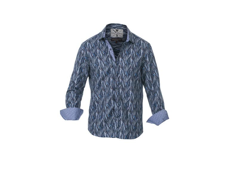 Warriors & Scholars Men's Magnum Button Down Shirt - Image 1