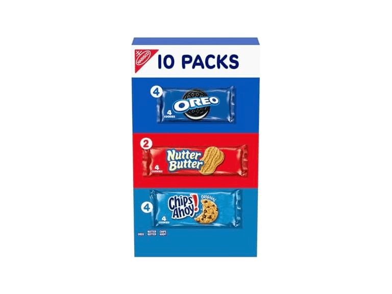 10PK Nabisco Cookie Variety Pack, OREO, Nutter Butter - Image 1
