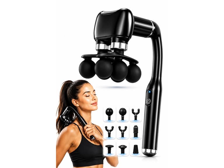 6 Head Massage Gun w/ Handle - Image 1