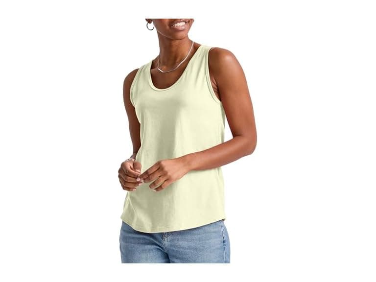 Hanes Women (XS) Originals Tank Top Solar Ice - Image 1
