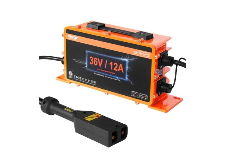 48 Volt Golf Cart Battery Charger, 15 AMP, Smart - Image 1