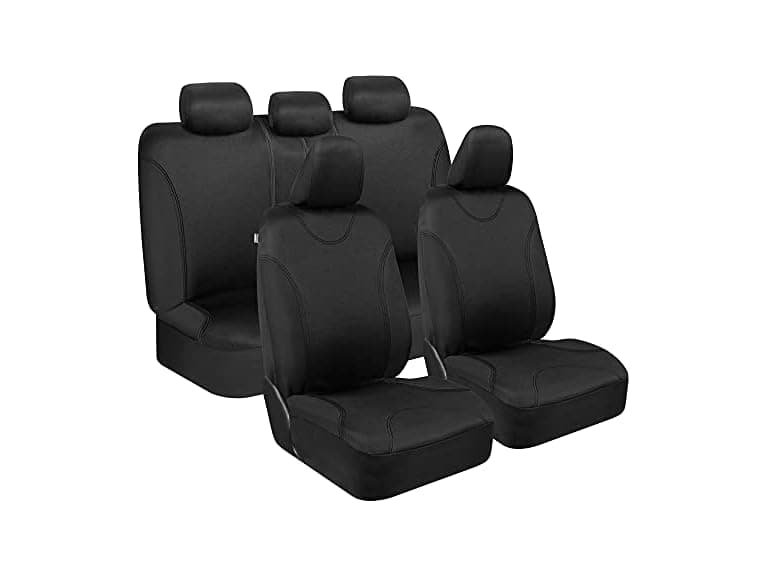 BDK Black Car Seat Covers Full Set - Image 1