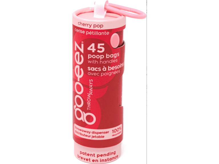 GOO EEZ Compact Eco-Friendly Poop Bag Cherry Pop - Image 1