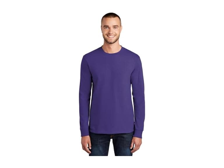 Port & Co Men (XL) Long Sleeve Essential Tee - Image 1