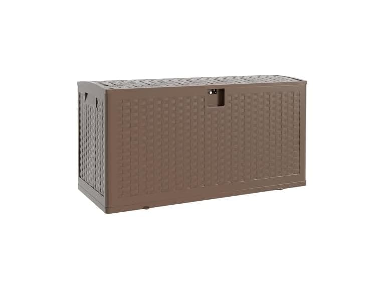Resin Deck Box, 73 Gal Brown - Image 1