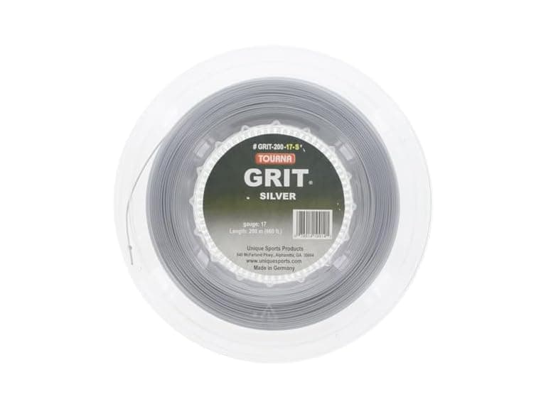 Tourna Grit Tennis String Reel Silver - Image 1