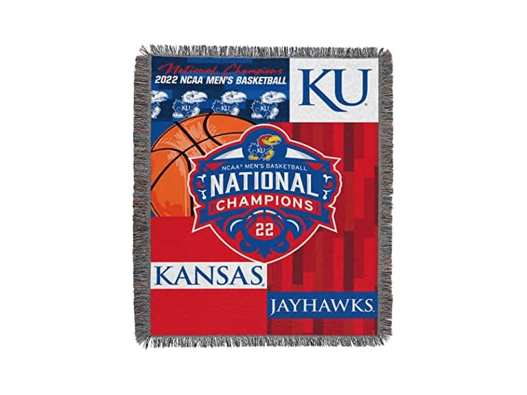 Kansas Jayhawks NCAA Champions Tapestry - Image 1