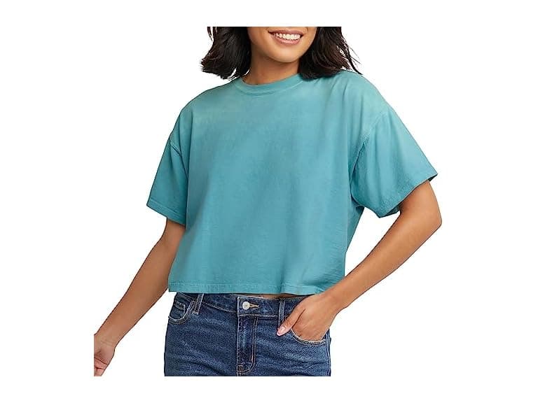 Hanes Women (XS) Originals Cropped T-shirt - Image 1