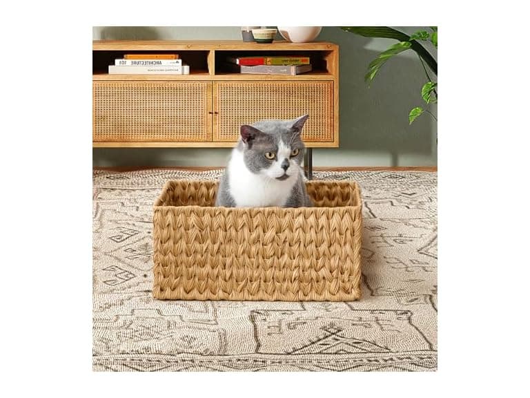 Suptinwear Large Wicker Storage Basket Natural - Image 1