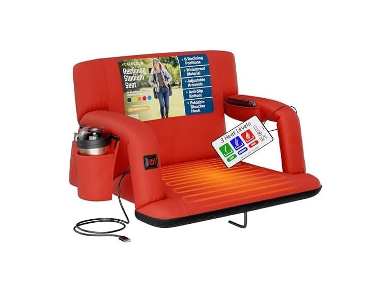 Alpcour Heated Reclining Stadium Seat - Image 1