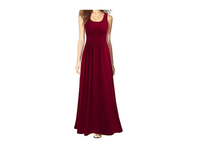 Woosea Women (XL) Sleeveless Scoop Neck Long Dress - Image 1