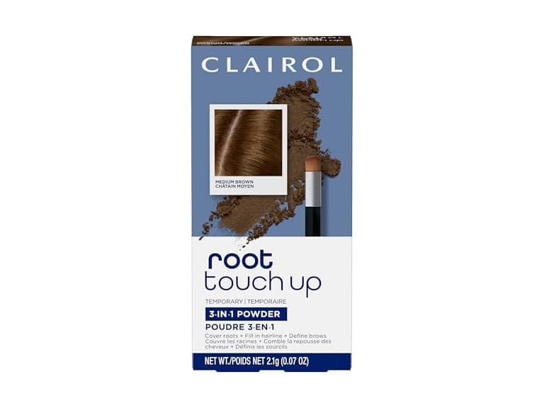 Clairol Root Touch Up Powder Medium Brown - Image 1