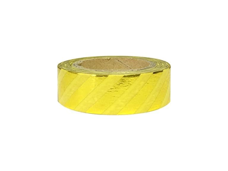 Wrapables Colorful Washi Masking Tape, Yellow - Image 1