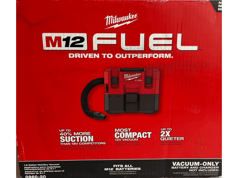 Milwaukee 0960-20 M12 FUEL 1.6 Gal. Wet/Dry Vac - Image 1