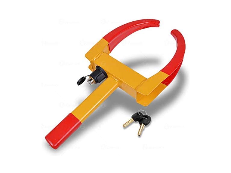 Zone Tech Wheel Lock Security Tire Clamp - Image 1