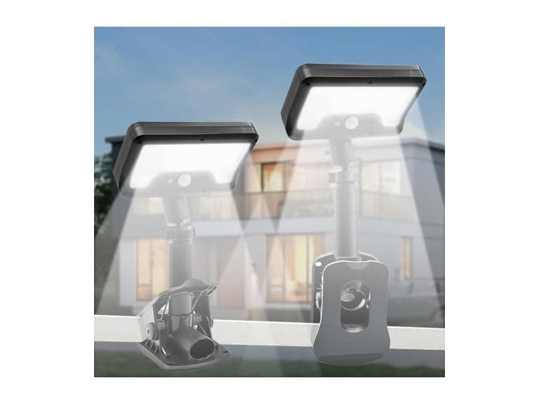 Hakol 2 PACK Clip On Solar Motion Lights Outdoor - Image 1