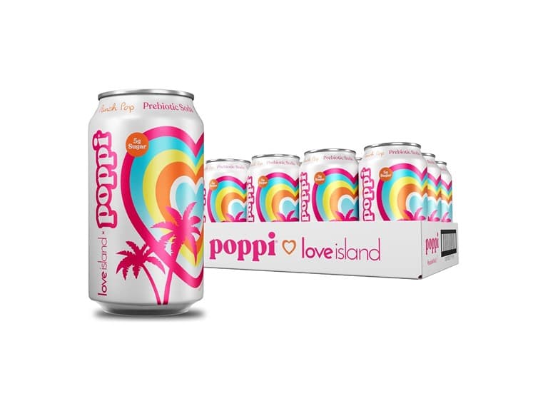 12PK Poppi Sparkling Prebiotic Soda Punch Pop - Image 1