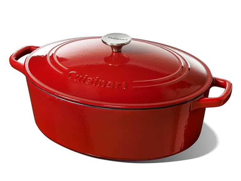 Cuisinart 7-Qt. Casserole Cast Iron, Red Gradient (Open Box) - Image 1