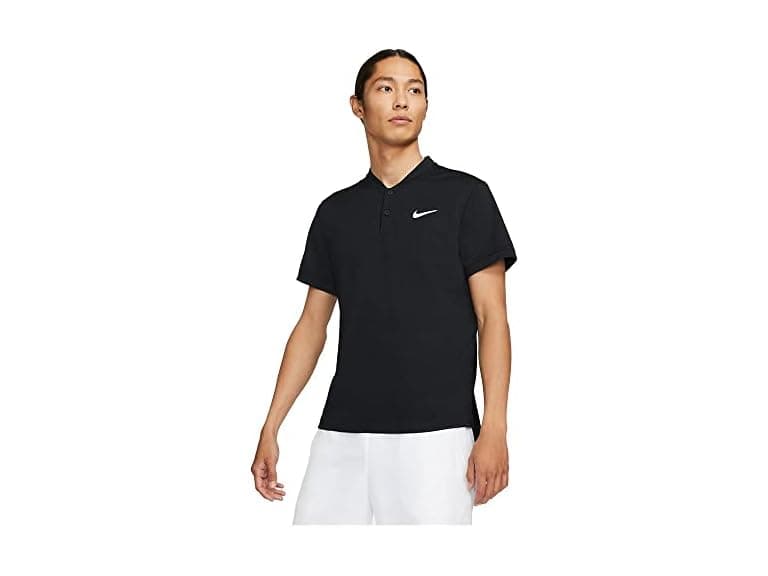 Nike Men Court Tennis Button Polo - Image 1
