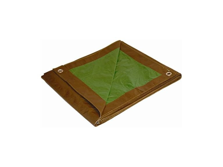 12' x 20' Foremost Tarp 11220 Brown/Green - Image 1