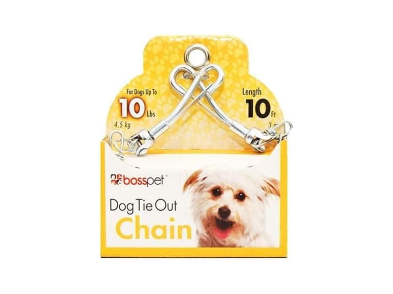 10' Small Dog Swivel Chain Tie-Out Boss - Image 1
